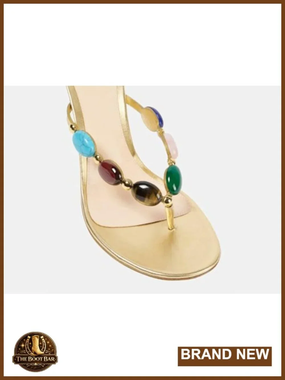 Womens Jeweled Heeled Sandals Kitten Heel Stiletto Flip Flop Slides